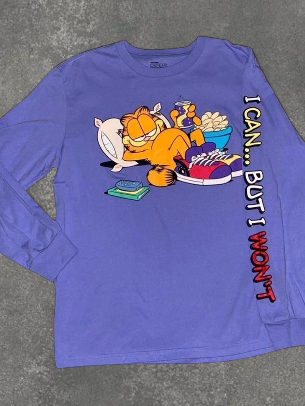 Nickelodeon Garfield Tee - Lavender Purple